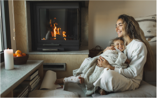 Imagen de una familia feliz